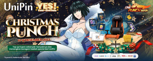 [Year-End Sale] Rasakan Christmas Punch Banyak Hadiahnya Bersama UniPin saat Top Up Kupon & Menangkan Hadiah Puluhan Juta Rupiah